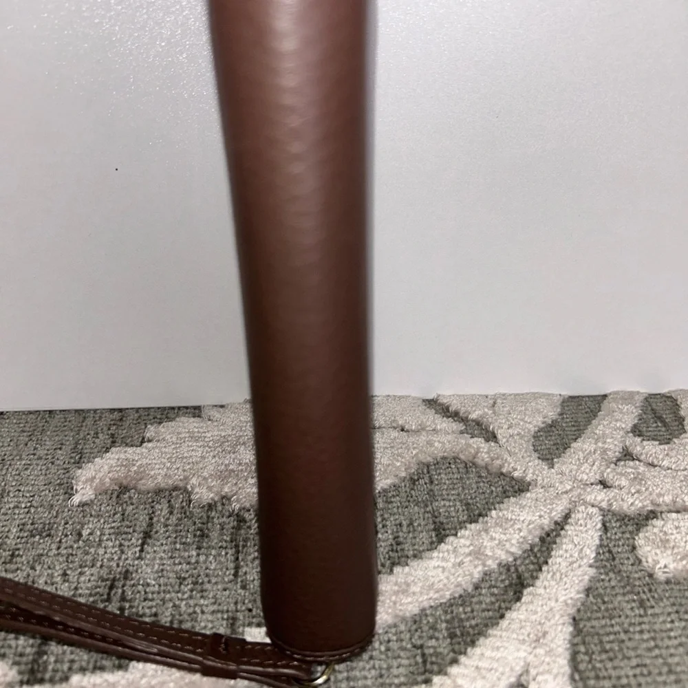 NWOT Cole Haan Aveline brown leather zip wristlet